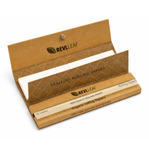 REALLEAF King Size Unbleached Papers with Cotton Tips