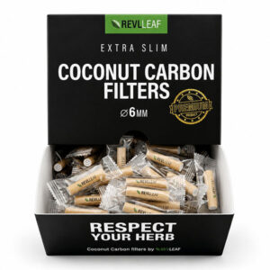 REALLEAF Coconut Charcoal Filter Display 6 mm - 250 Filters