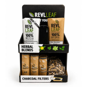 REALLEAF Two-Level Retail Display Stand