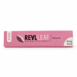 REALLEAF King Size Pink Rolling Papers